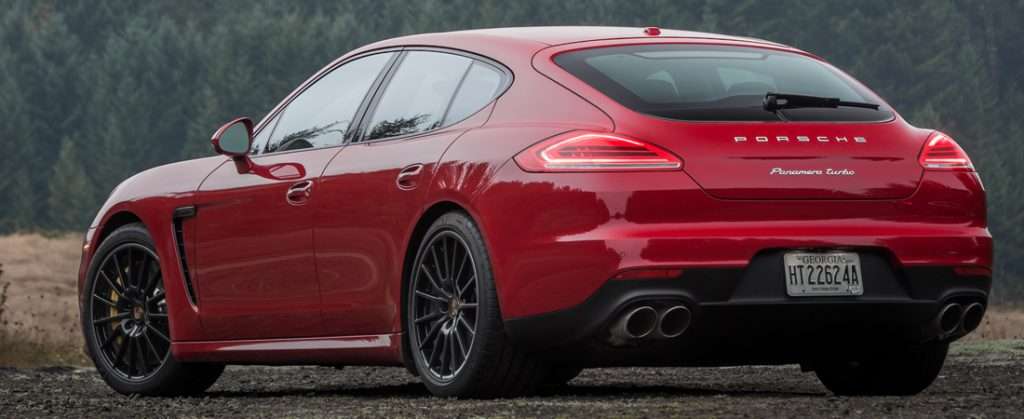 Red Porsche Panamera Turbo