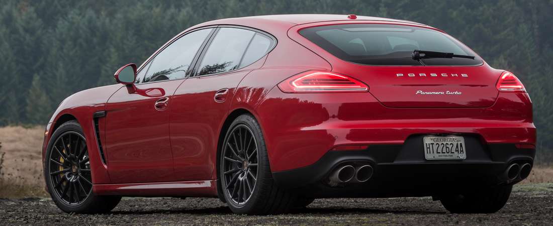 Red Porsche Panamera Turbo