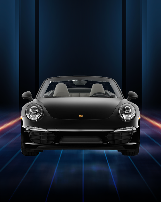 Black Porsche Car